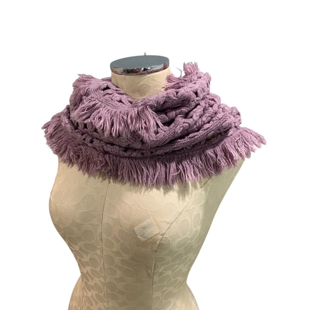 One Size American Eagle Womens Cowl Neck Scarf Soft Fringed‎